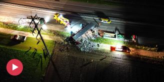 Wieder befahrbar - Umgekippter Lastwagen blockierte A1 Richtung Zürich