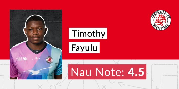 Die Nau.ch-Note für Roman Buess vom FC Winterthur. Fayulu