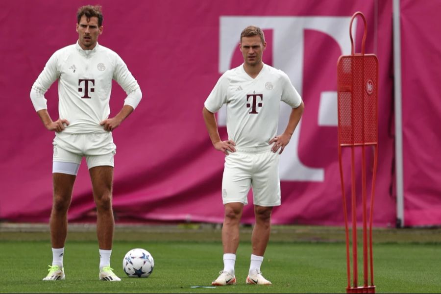 Beim Mittelfeld-Duo Goretzka und Kimmich ist unklar, ob sie am Samstag spielen können.