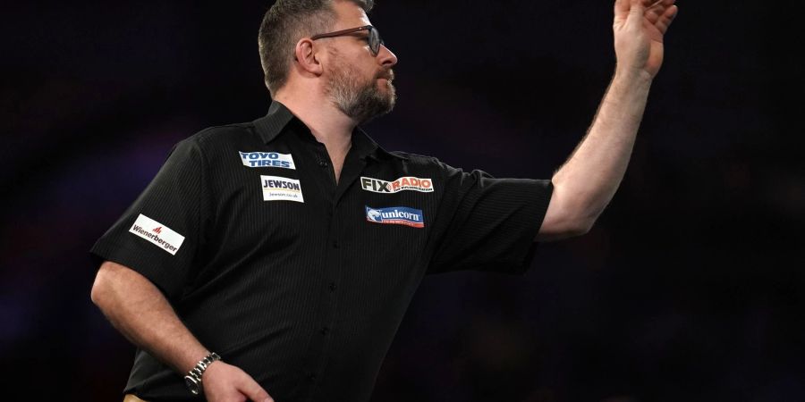 Ist bei der Darts-WM früh ausgeschieden: James Wade.