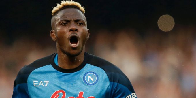 Wurde zu Afrikas Fussballer des Jahres gewählt: Neapel-Stürmer Victor Osimhen. Wurde zu Afrikas Fussballer des Jahres gewählt: Neapel-Stürmer Victor Osimhen.
