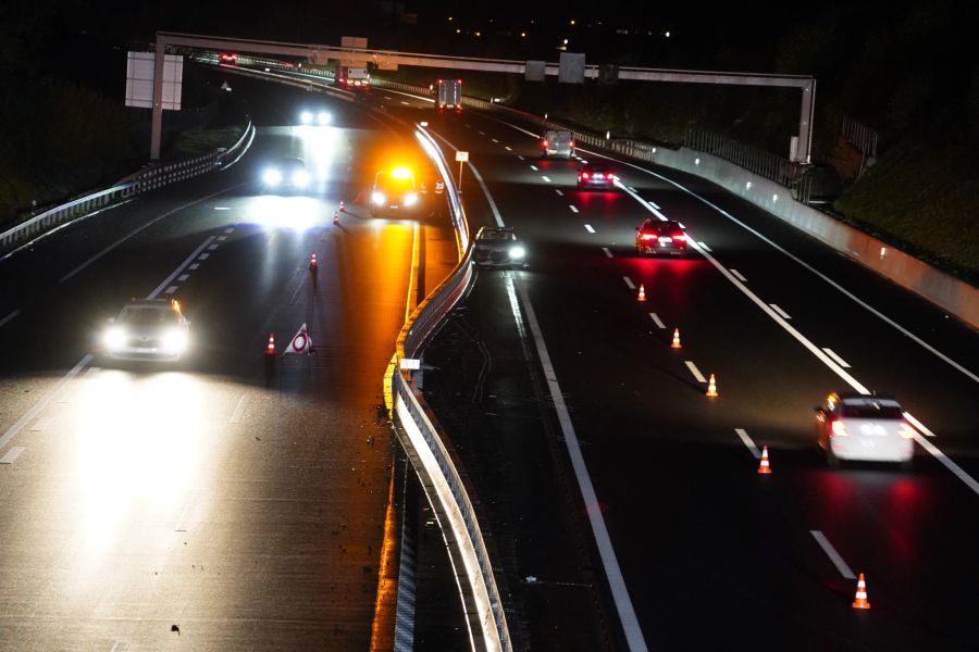 Auf der A14 ereignete sich am Dienstagabend ein Unfall.