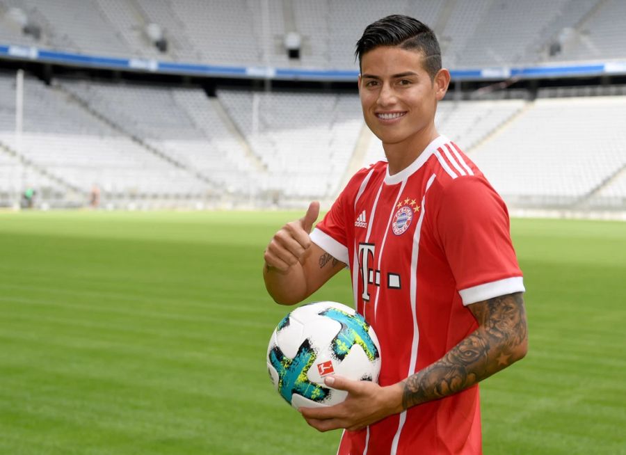 Später wurde James Rodriguez nach München ausgeliehen.