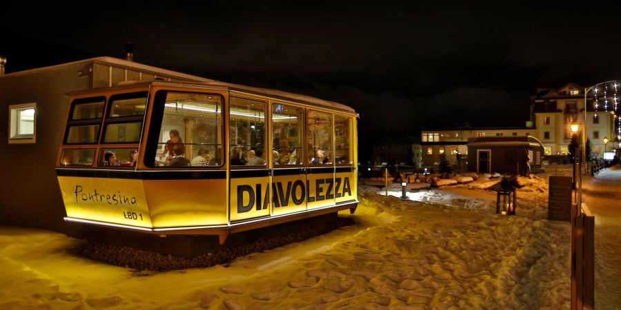 Fonduegondel Gondolezza in Pontresina