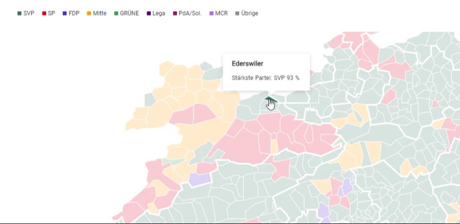 Ederswiler JU ist die grösste SVP-Hochburg der Schweiz.