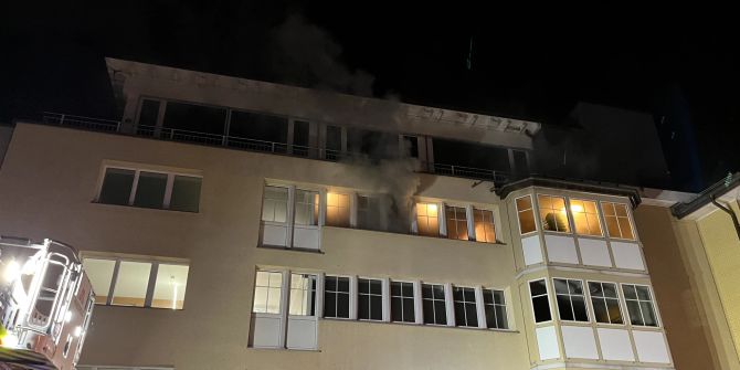 Brand in Altersheim