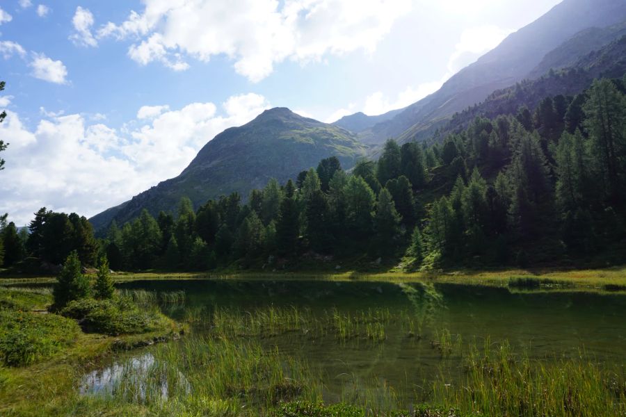 Hahnensee im Oberengadin.