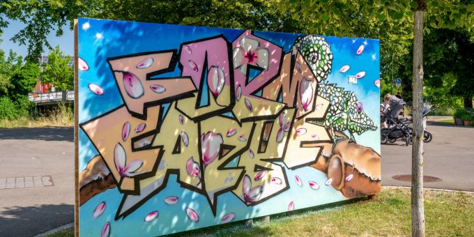 Das Street-Art-Festival in Frauenfeld 2023. Mural Street-Art-festival