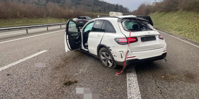 Unfall A1 Suhr AG