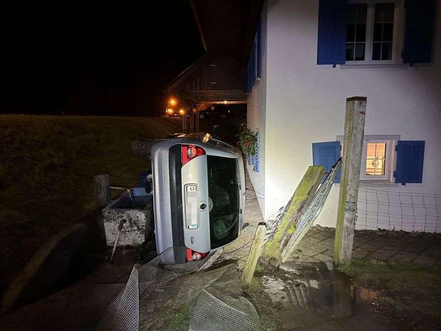 Sachschaden nach Unfall