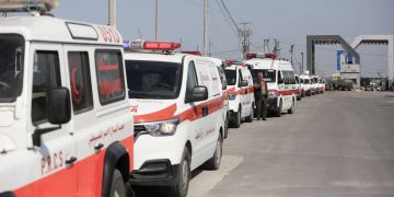 Grenzüberganges zwischen dem Gazastreifen und Ägypten