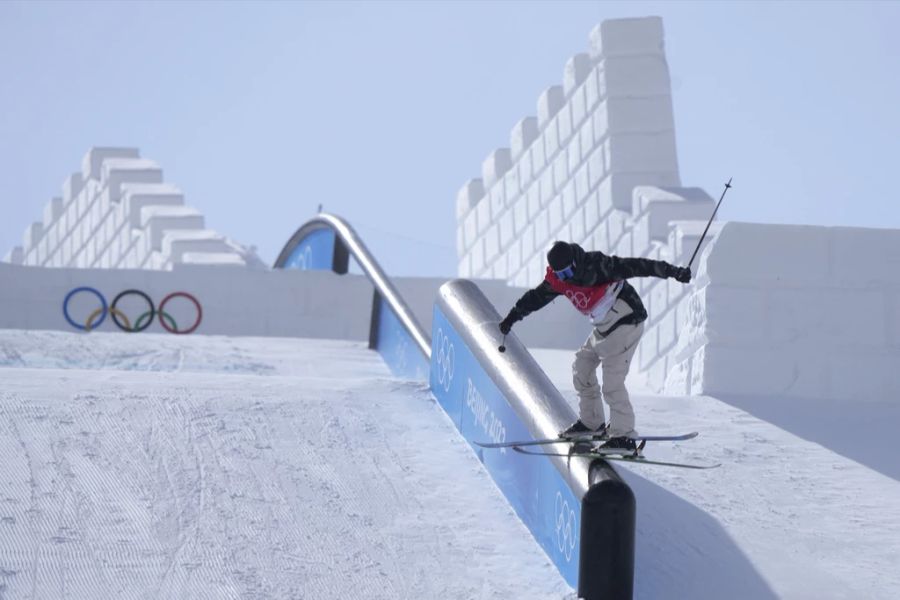 Andri Ragettli geht an Olympia 2022 im Slopestyle der Männer als Favorit an den Start.