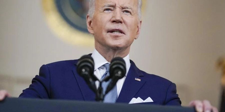 US-Präsident Joe Biden will Sanktionen gegen Russlands Präsidenten Wladimir Putin verhängen. Foto: Carolyn Kaster/AP/dpa