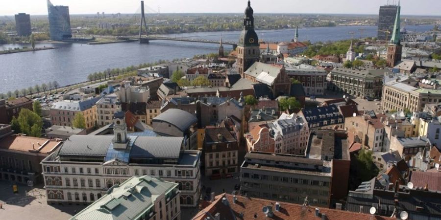 Blick auf Riga