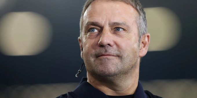 Deutschlands Trainer Hans-Dieter Flick vor dem Spiel. Deutschlands Trainer Hans-Dieter Flick vor dem Spiel.