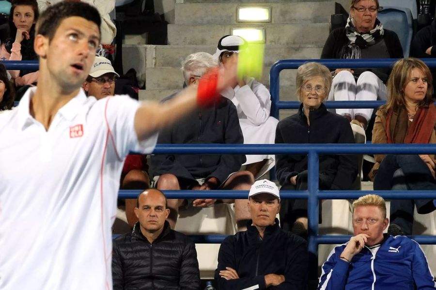 Boris Becker coachte Novak Djokovic zwischen 2013 und 2016. Unter dem Deutschen gewinnt der Serbe sechs Grand-Slam-Titel.