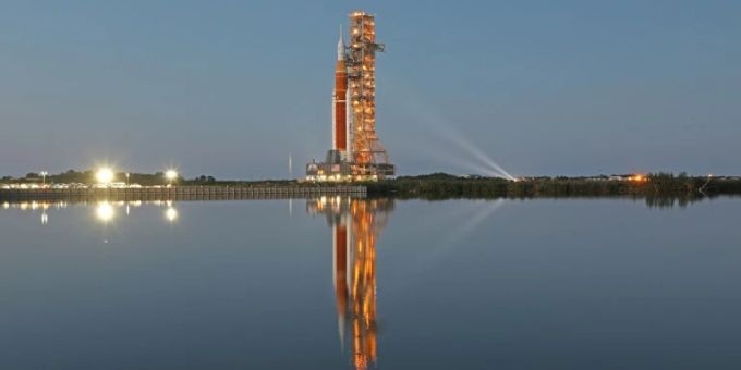Generalprobe für SLS-Rakete der Nasa Nasa SLS Rakete