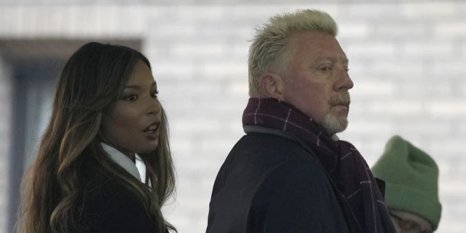 Boris Becker und seine Partnerin treffen beim Gericht in London ein. Er plädiert auf unschuldig. boris becker