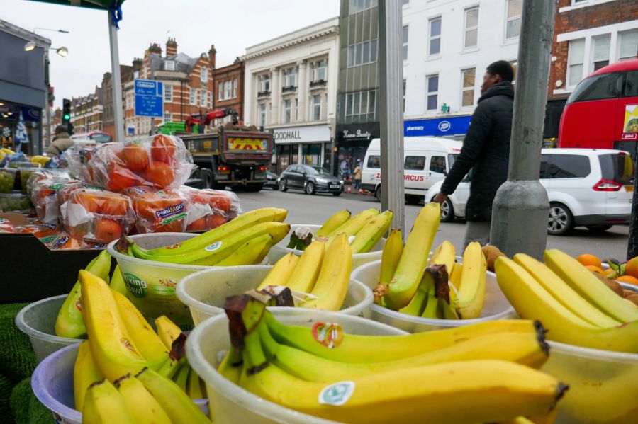 Bananen Verkauf Strasse