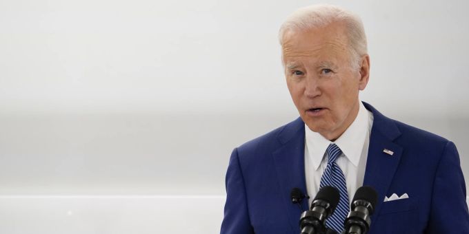 Joe Biden, Präsident der Vereinigten Staaten von Amerika. ukraine krieg biden