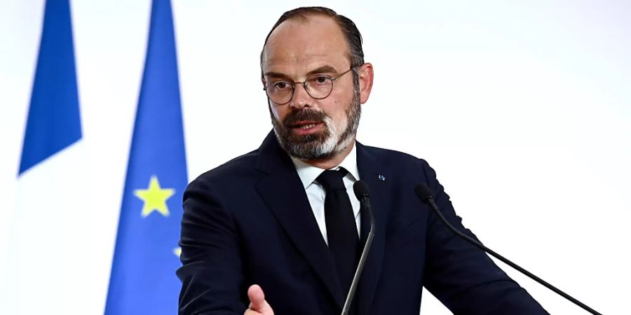 Regierungschef Édouard Philippe kündigt am Donnerstag in einer am Fernsehen übertragenen Rede weitgehende Lockerungen der Corona-Massnahmen an.