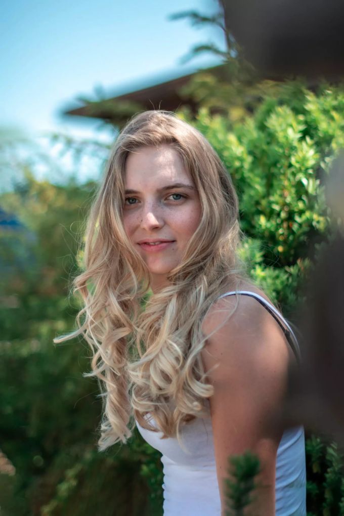 Portrait von Nadine Baur in Emmen, Luzern. Nadine Baur