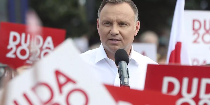 Andrzej Duda kann nach zwei Amtszeiten nicht noch ein weiteres Mal antreten. (Archivbild) Andrzej Duda