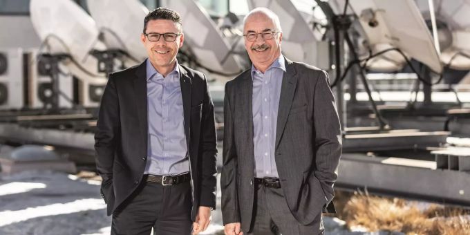 TBW-Geschäftsleiter Marco Huwiler (l.) und TBW-Vorsteher Daniel Meili. TBW