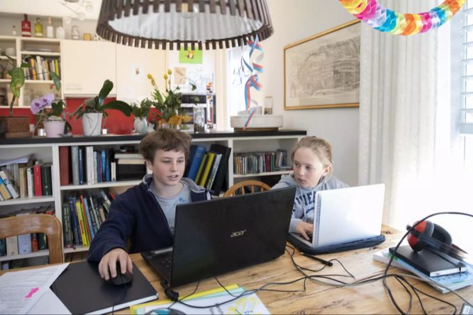 Die Zeit des Homeschoolings ist vorübergehend vorbei. homeschooling vorbei