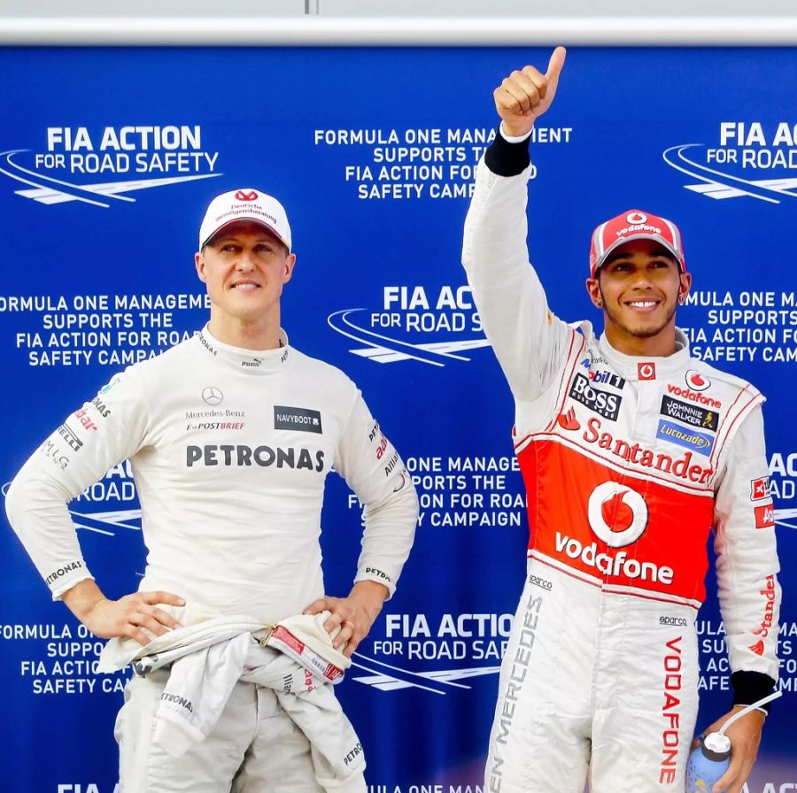 Lewis Hamilton Michael Schumacher