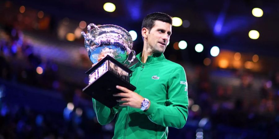 Novak Djokovic ist mit acht Titeln der Rekordsieger der Australian Open.