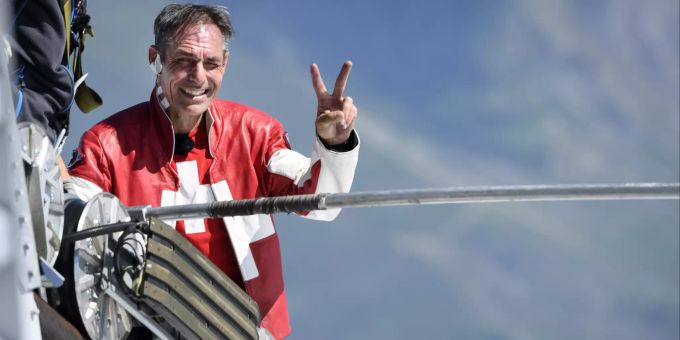Freddy Nock ist guter Dinge: In Les Diablerets wird er gefeiert. freddy nock