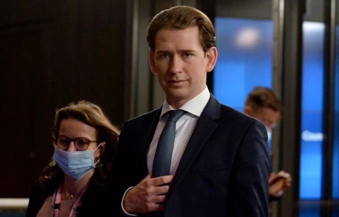 Sebastian Kurz, Bundeskanzler von Österreich, wollte unbedingt zu hohe Zuschüsse bei den Corona-Geldern verhindern. EU-Sondergipfel Corona Kurz