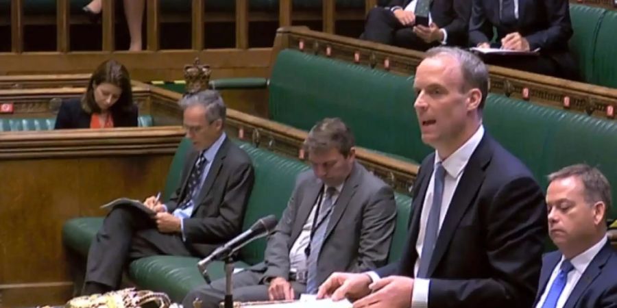 Der britische Aussenminister Dominic Raab