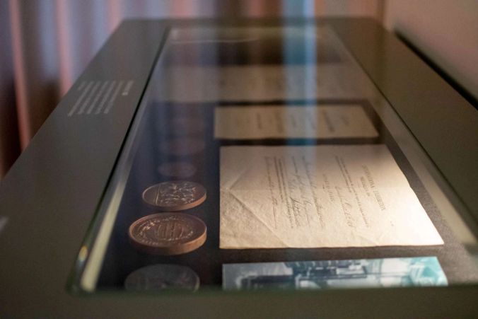 Verschiedene Dokumente des Museums.