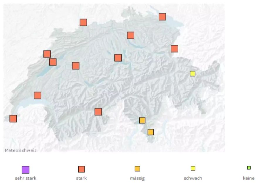 Pollen Schweiz Wetter