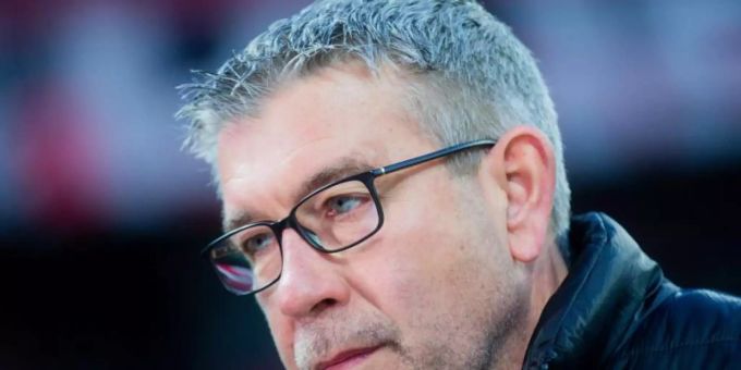 Union Berlins Cheftrainer, Urs Fischer. Urs Fischer